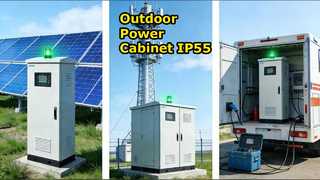 Outdoor Power Cabinet IP55 Lightning Protection